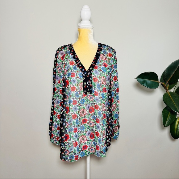 Nanette Lepore In The Moment floral blouse - Picture 3 of 9